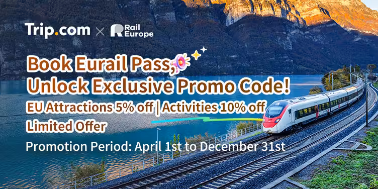Buy Eurail Pass, get 20GB eSIM for 90% off!